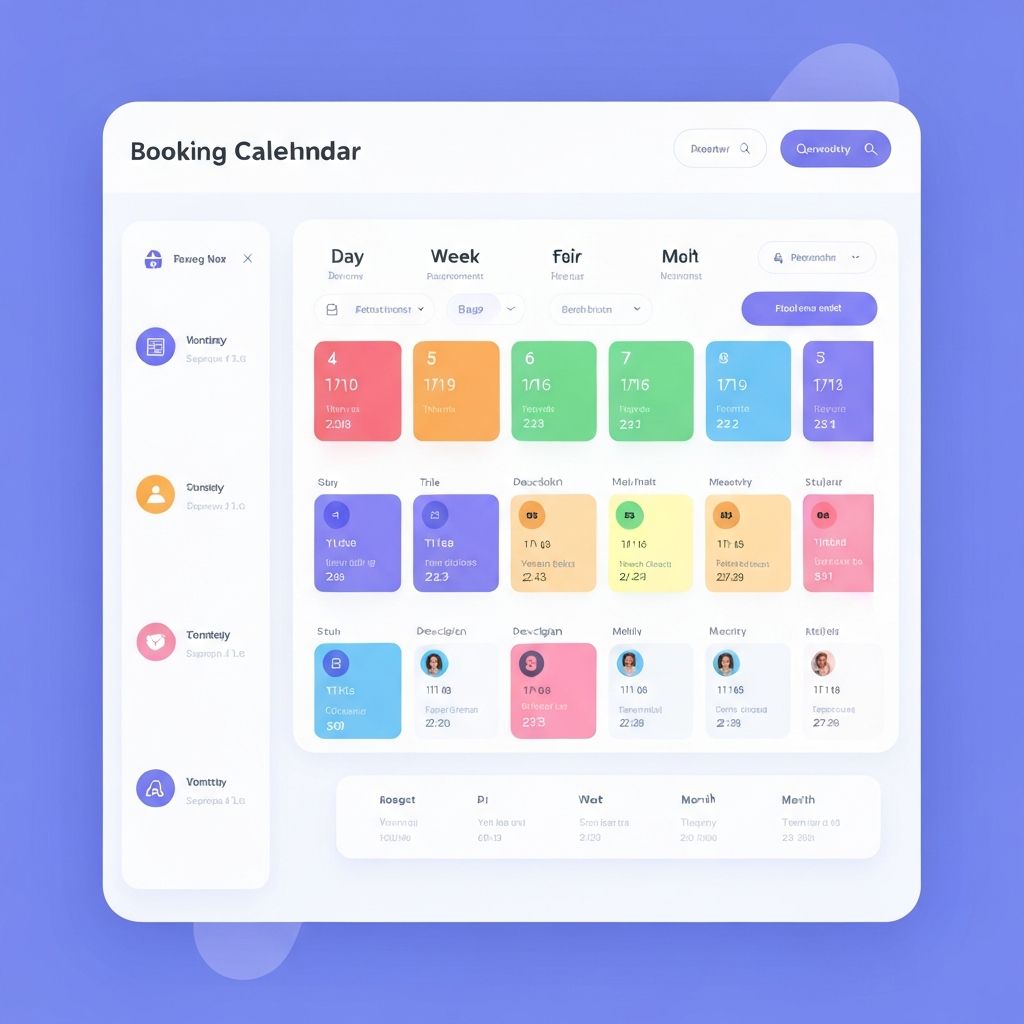 Booqify agenda dashboard